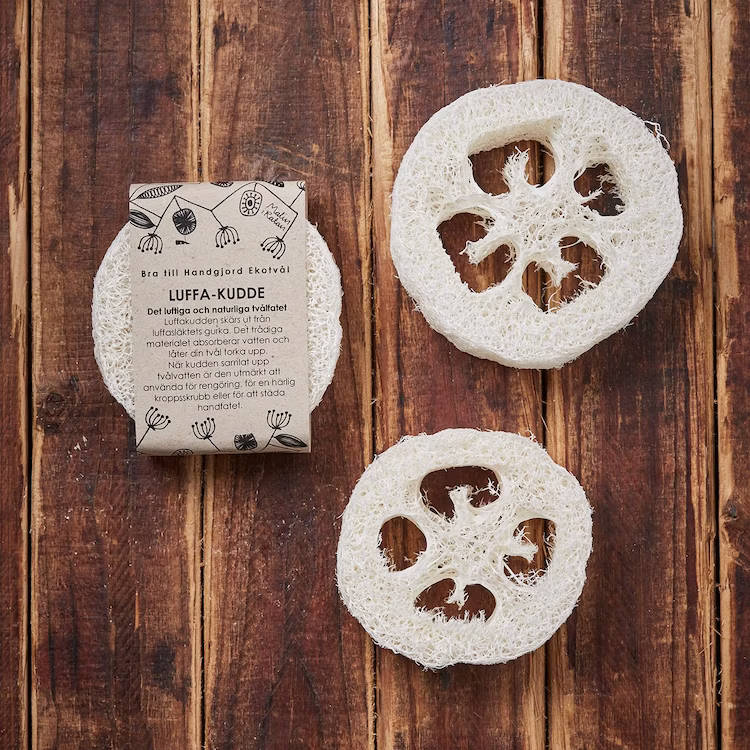MALIN I RATAN Luffa Pads / Kürbisschwämme