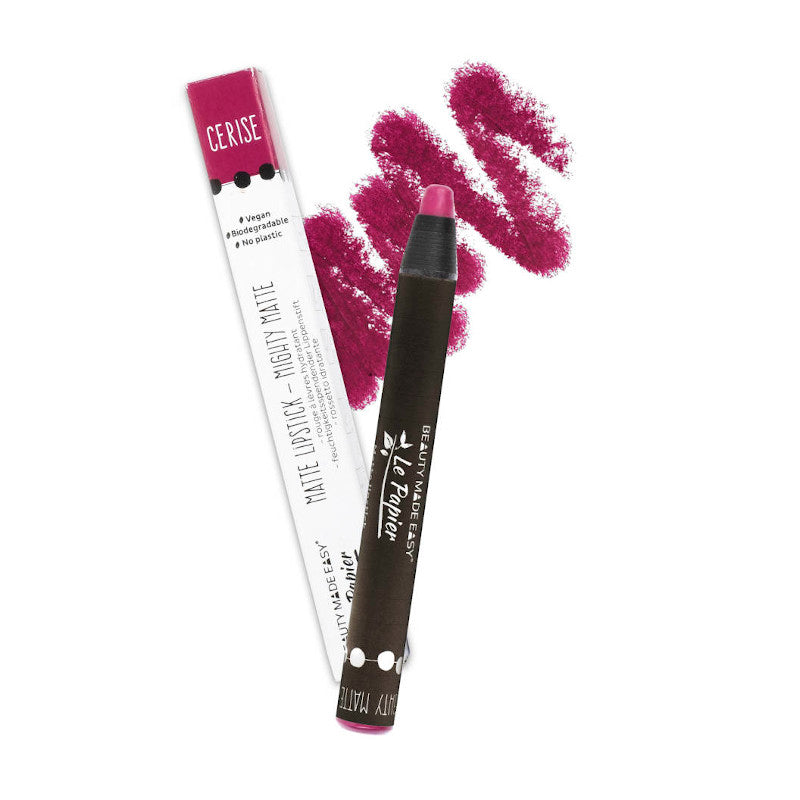 BEAUTY MADE EASY Le Papier Mighty Matte Lippenstift, Cerise, swatch