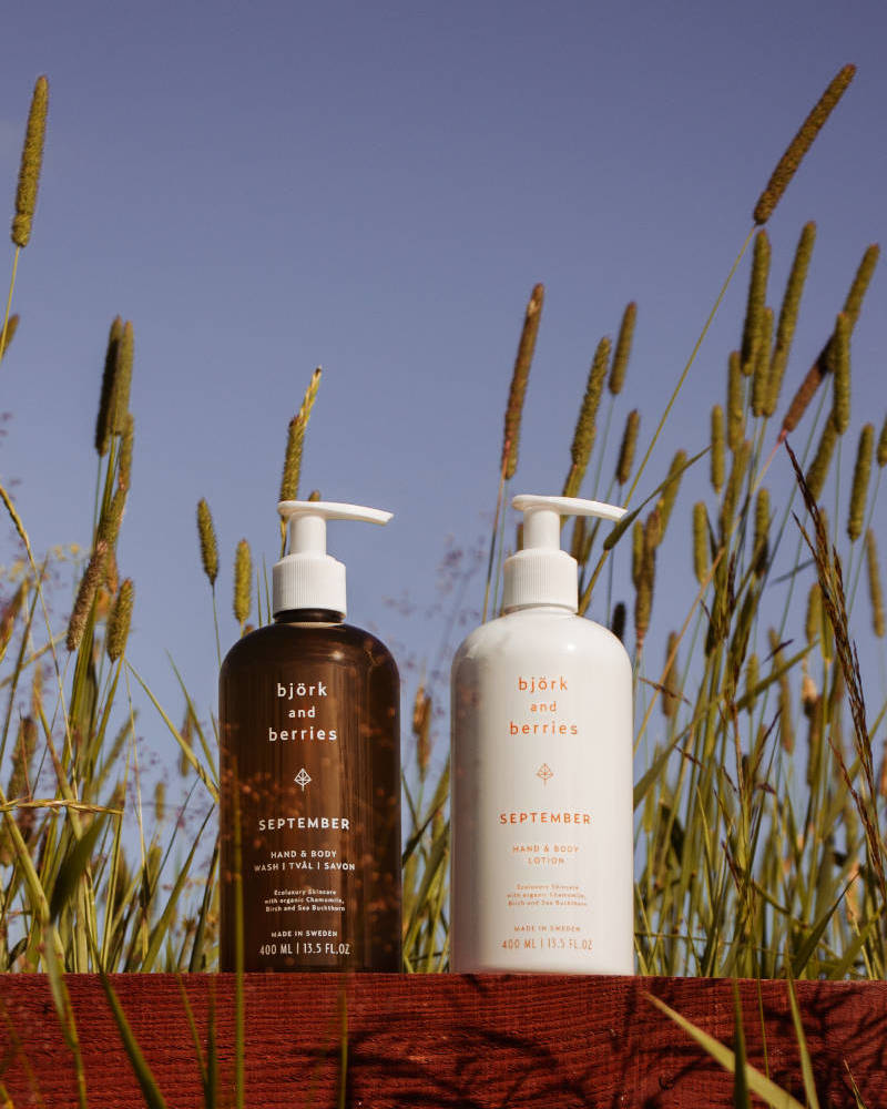 BJÖRK & BERRIES September Hand & Body Lotion & Hand & Body Wash