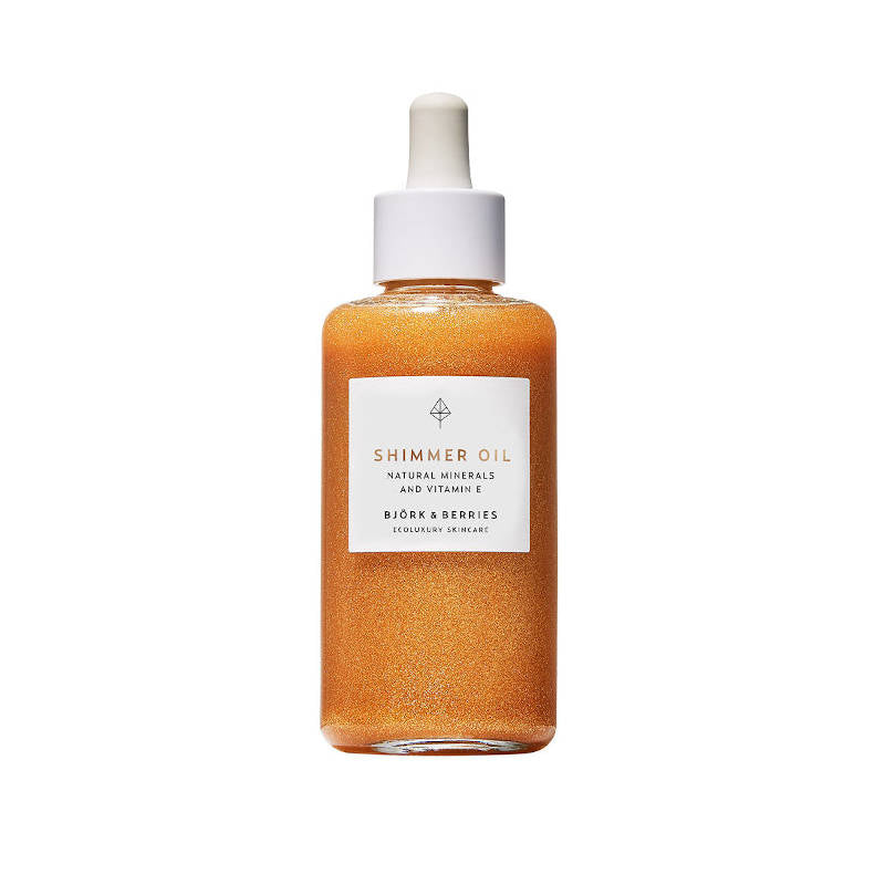 BJÖRK & BERRIES Natural Glow Oil Shimmering / schimmerndes Körperöl