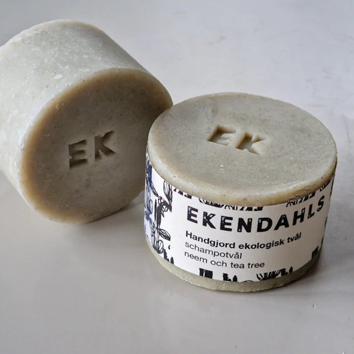 EKENDAHLS Shampooseifen Neem & Teebaum, hergestellt in Schweden