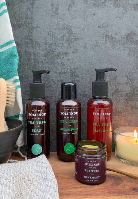 Föllinge - natürliche Körperpflegeprodukte mit Teebaum