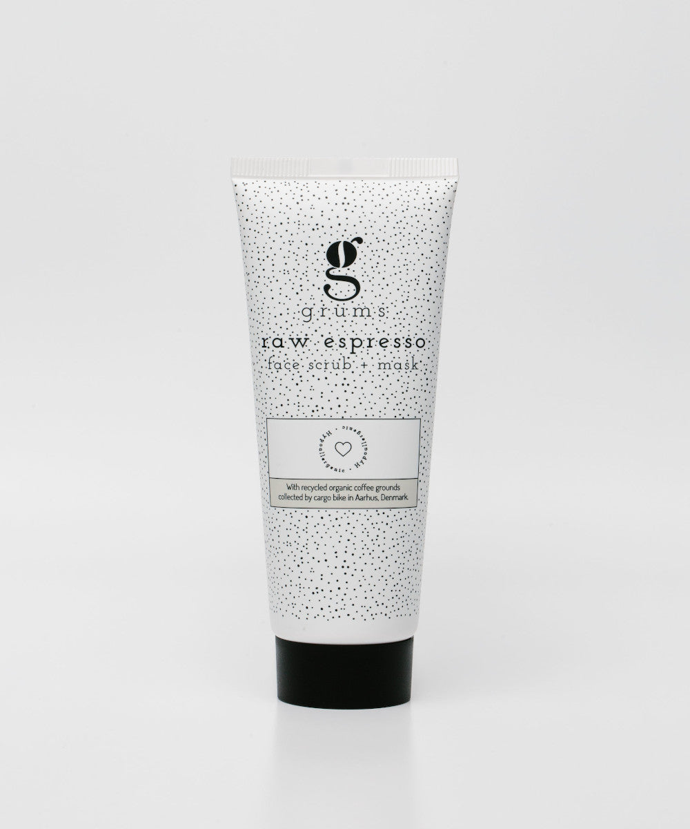 GRUMS Raw Espresso Face Scrub + Mask / Gesichtspeeling + Maske