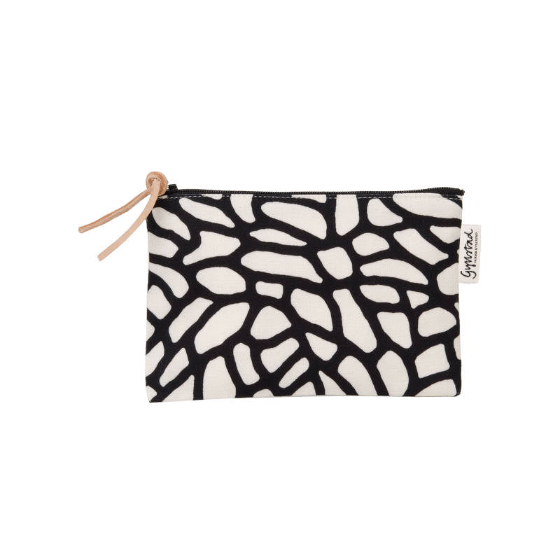 GYLLSTAD STUDIO Kosmetiktasche Small, Delta, schwarz & weiß