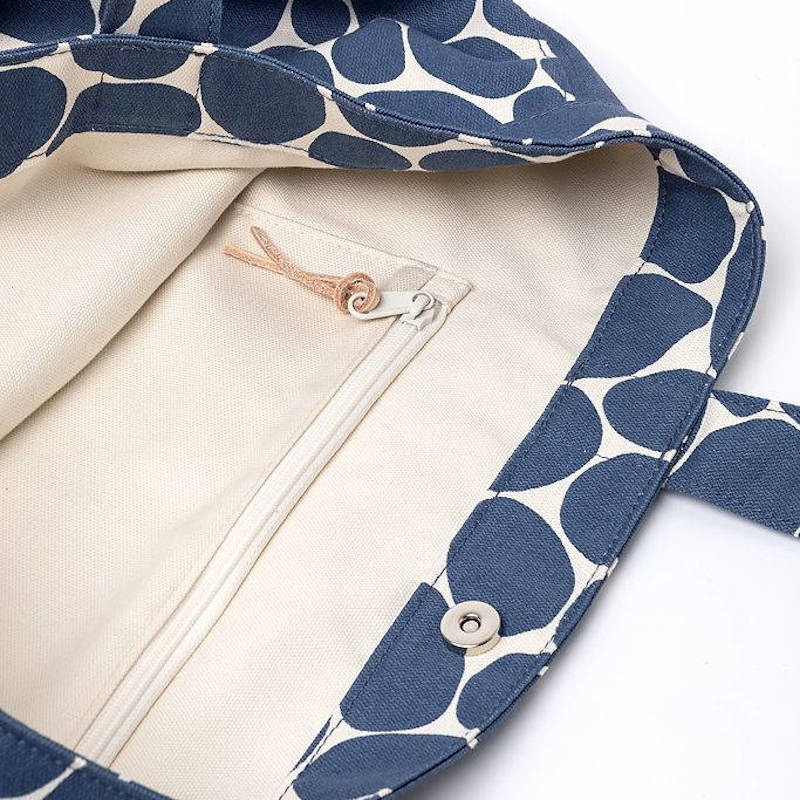 Gyllstad Studio Schultertasche XL aus Bio-Baumwolle, Innenseite