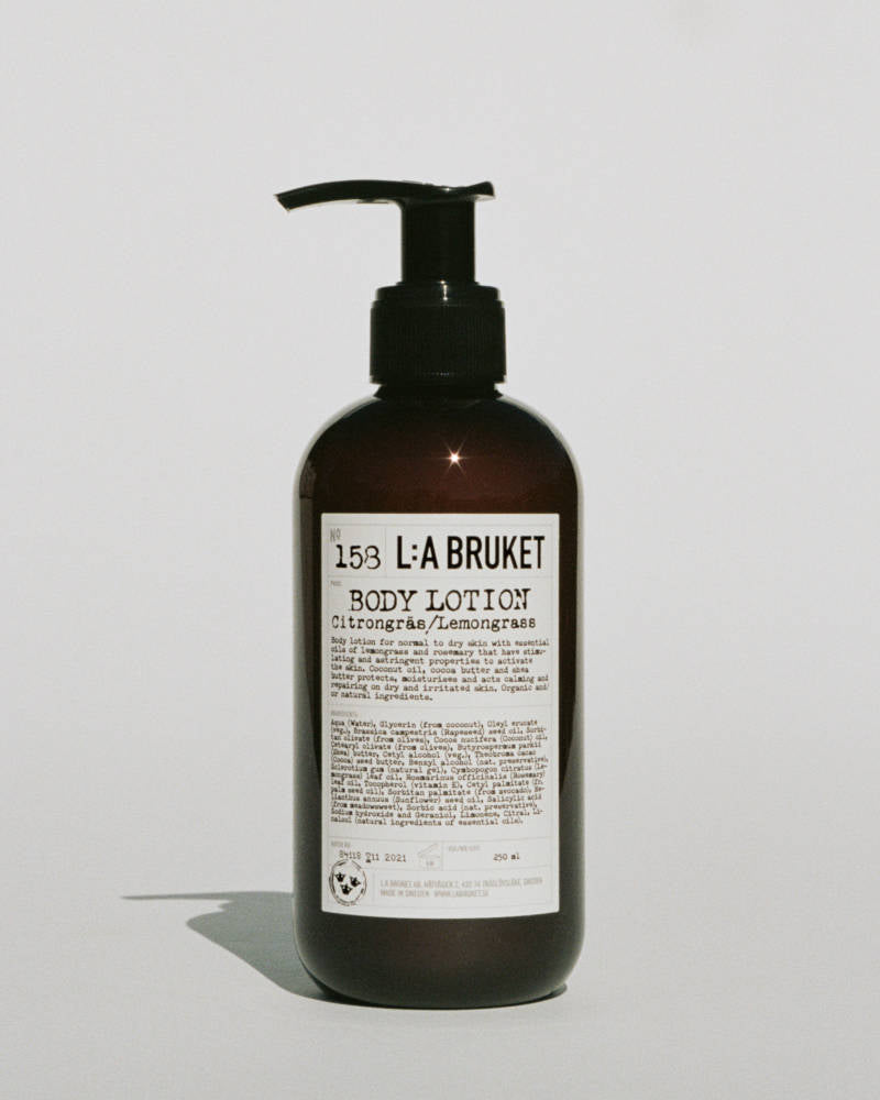 L:A BRUKET No 158 Body Lotion Lemongrass, Körperlotion Zitronengras
