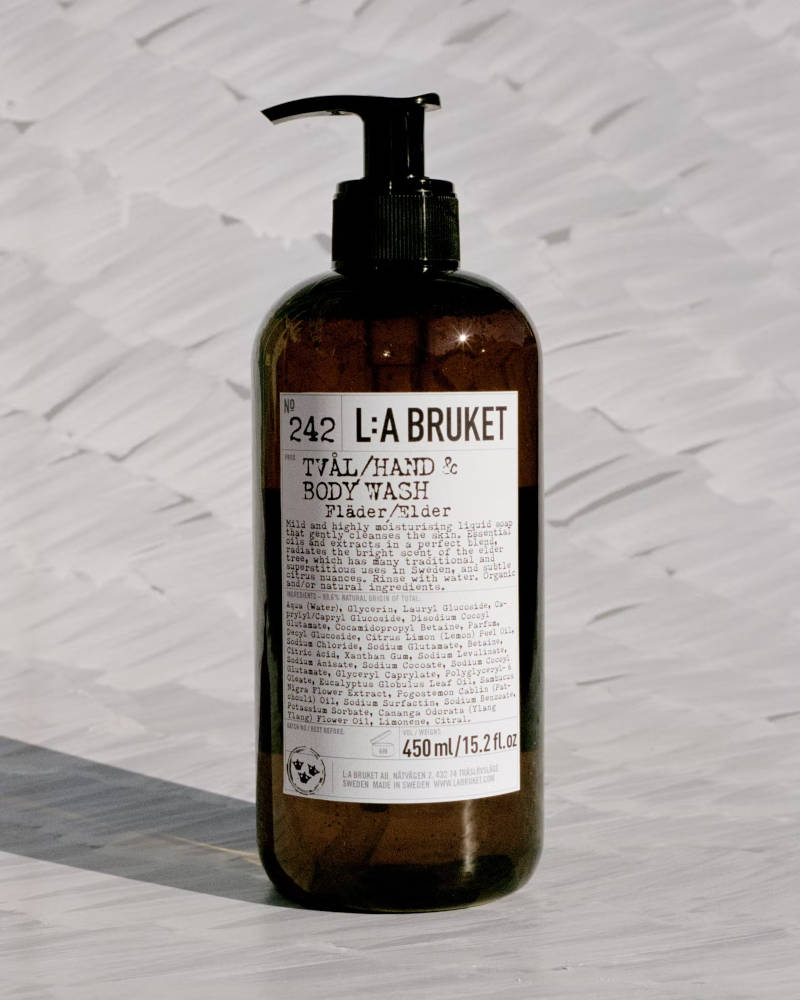 L:A BRUKET No 242 Liquid Soap Elder, Flüssige Seife Holunder
