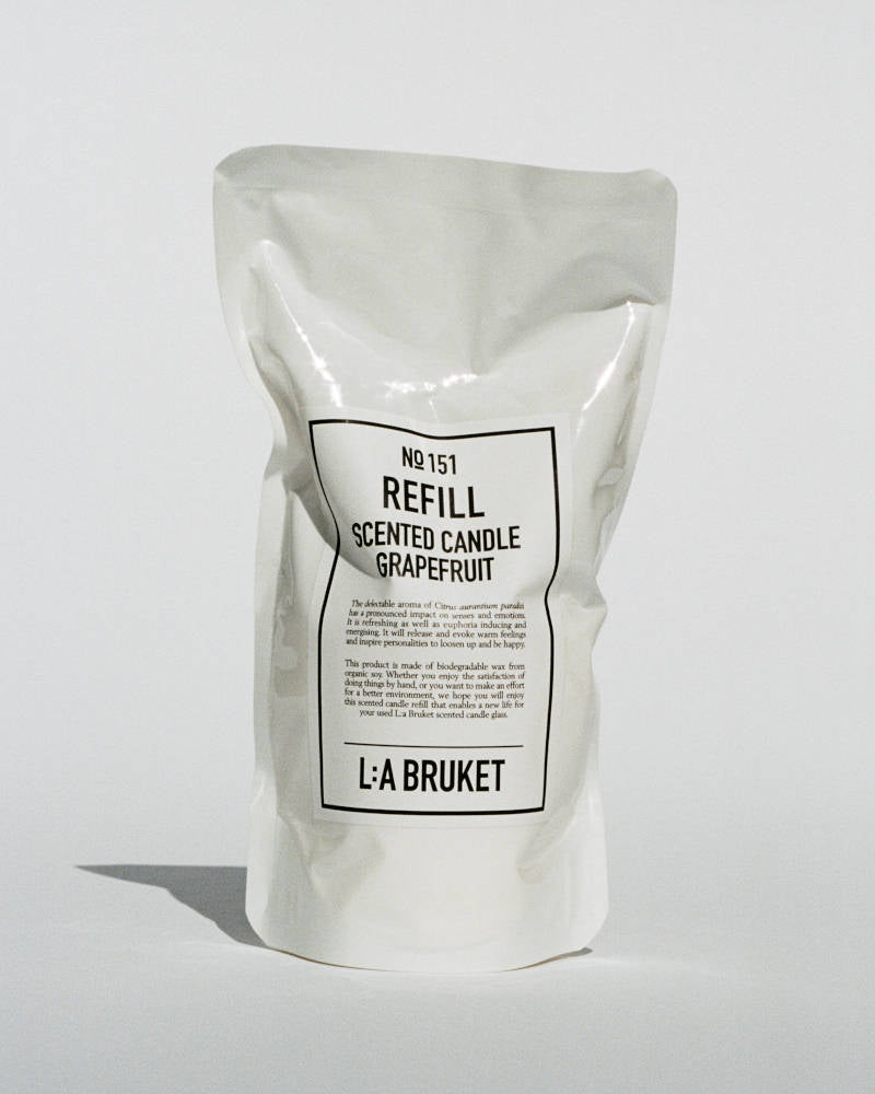 L:a Bruket No 151 Candle Grapefruit Refill / Duftkerze Grapefrucht zum Nachfüllen