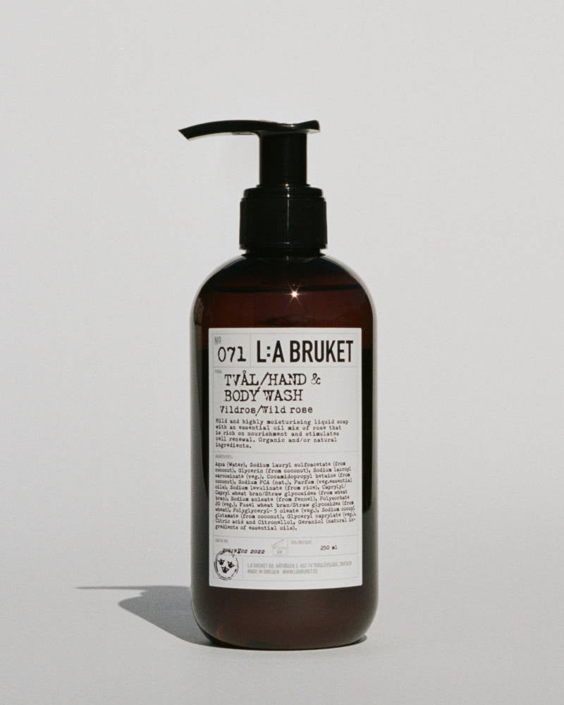 L:a Bruket Nr 071 Liquid Soap Wild Rose