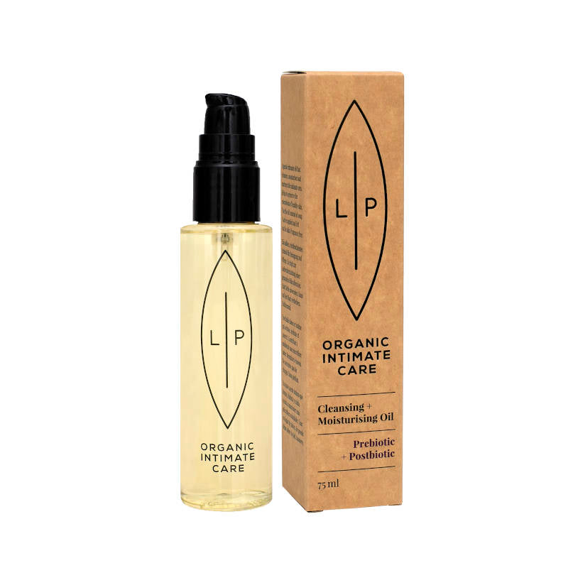 LIP INTIMATE CARE, Cleansing + Moisturising Oil, Prebiotic + Postbiotic