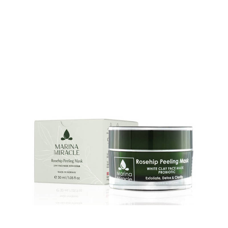MARINA MIRACLE Rosehip Peeling Mask, Gesichtsmaske mit Peelingeffekt