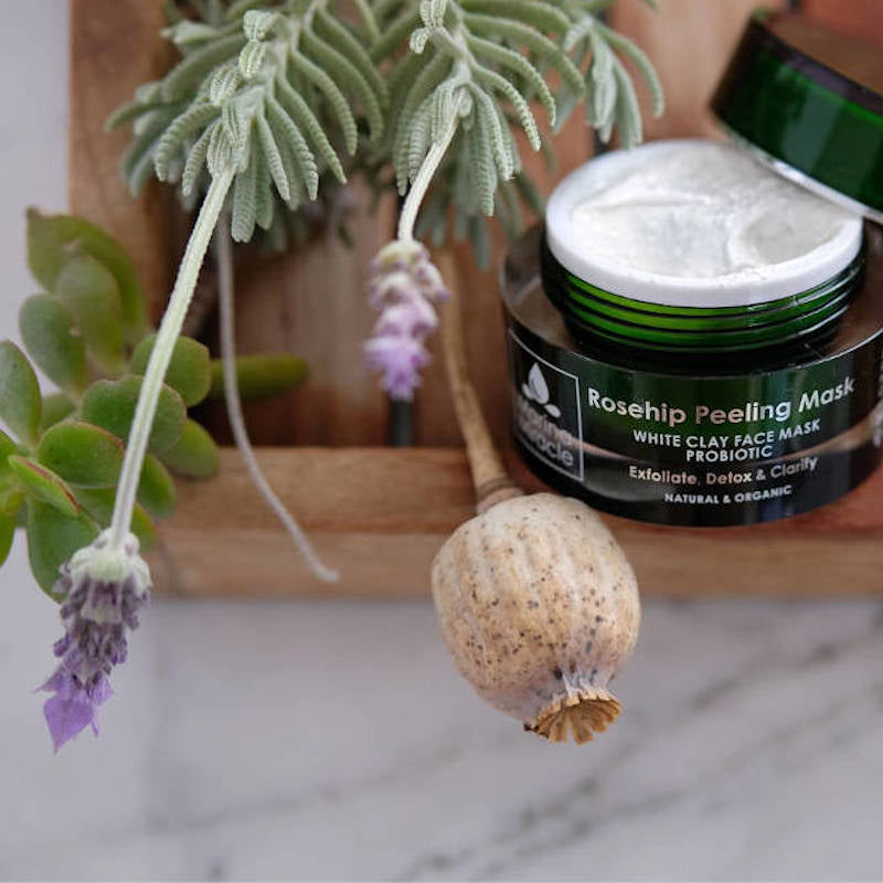 MARINA MIRACLE Rosehip Peeling Mask, Gesichtsmaske mit Peelingeffekt
