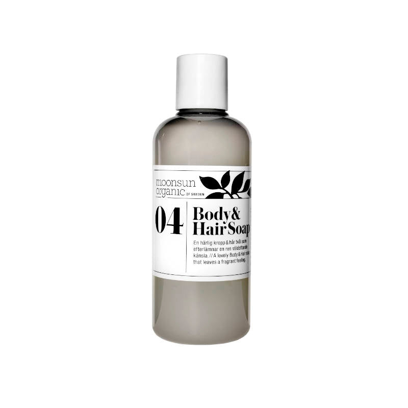MOONSUN ORGANIC OF SWEDEN Body & Hair Soap / Duschgel für Körper & Haar