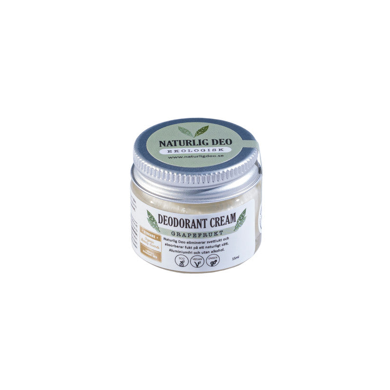 Naturlig Deo, Deodorant Cream, Deocreme Grapefrucht