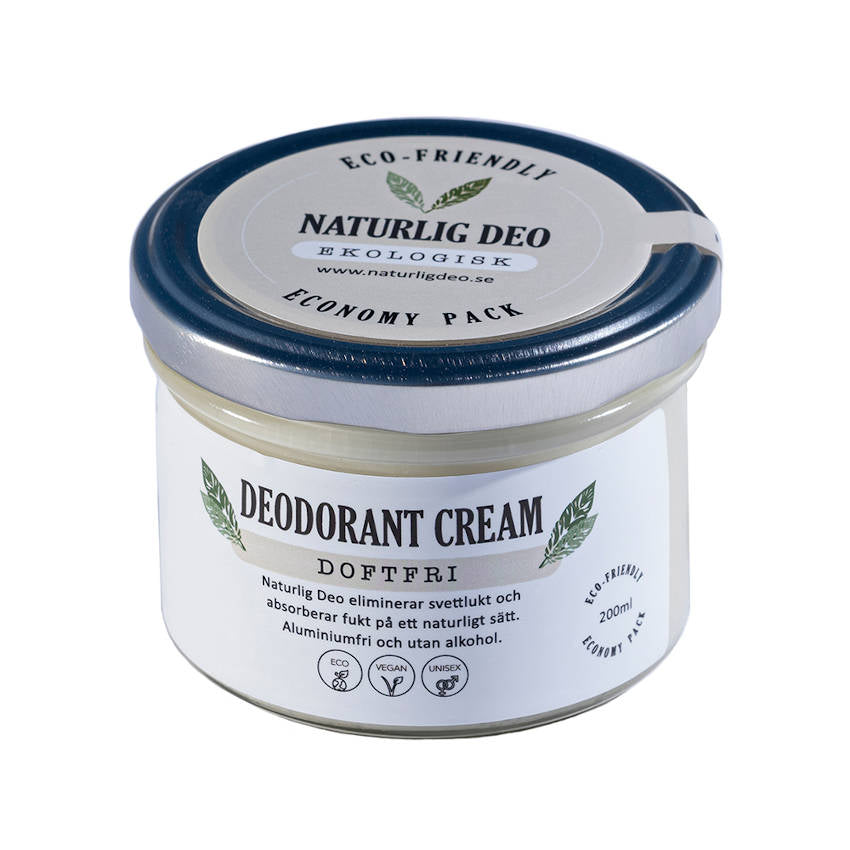 NATURLIG DEO Deocreme duftfrei, 200 ml