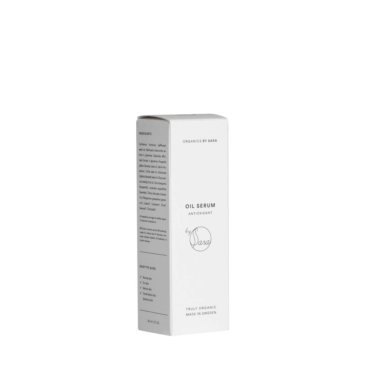 ORGANICS BY SARA Oil Serum Antioxidant, Ölserum, box
