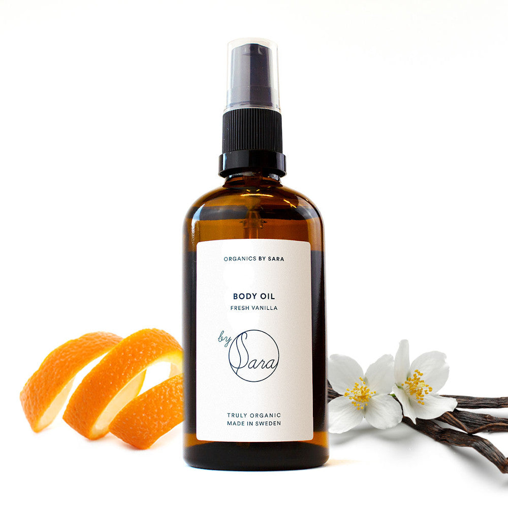 ORGANICS BY SARA Body Oil Fresh Vanilla, Körperöl frische Vanille