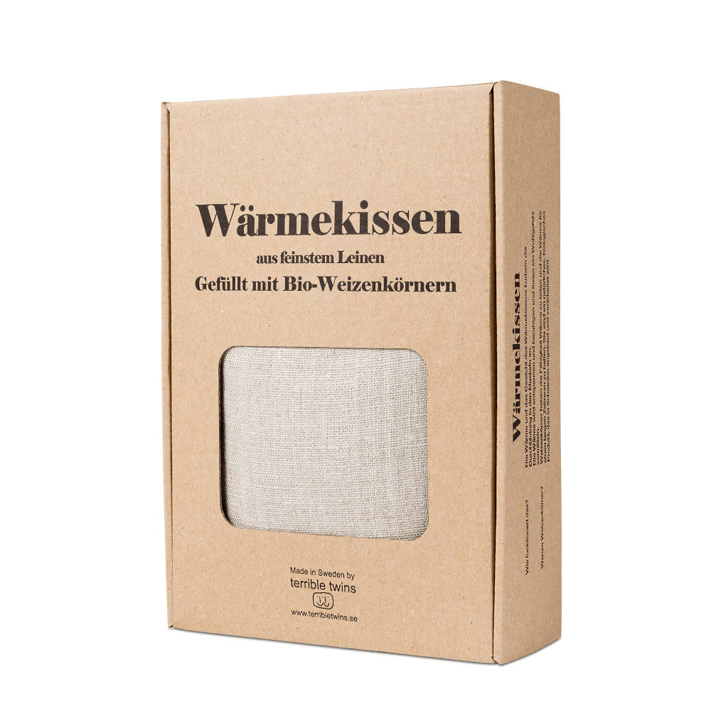 Wärmekissen aus Leinen, in Schweden hergestellt