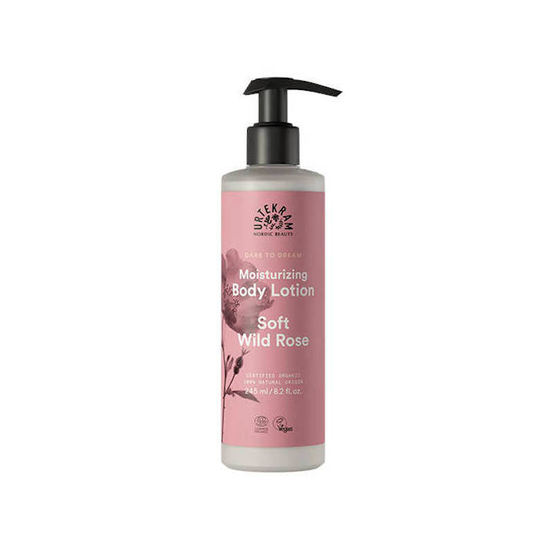 URTEKRAM Moisturizing Body Lotion, Soft Wild Rose