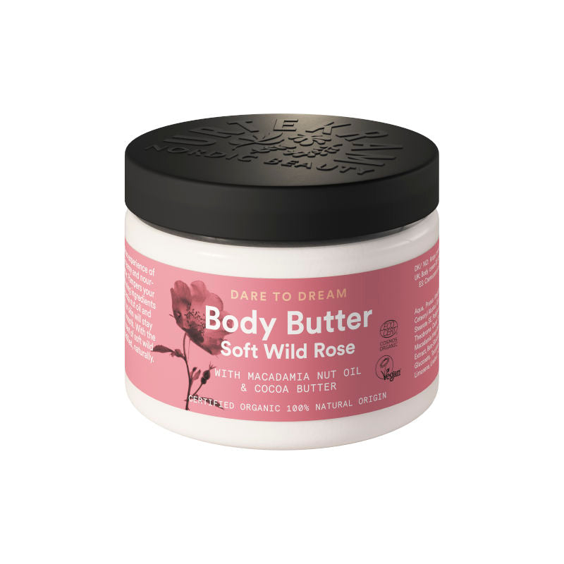 URTEKRAM Body Butter, Soft Wild Rose