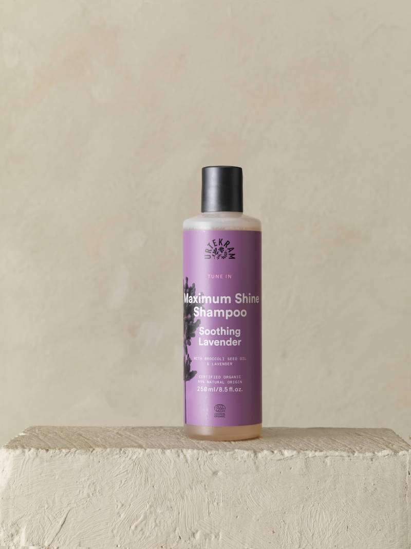 URTEKRAM Maximum Shine Shampoo, Soothing Lavender