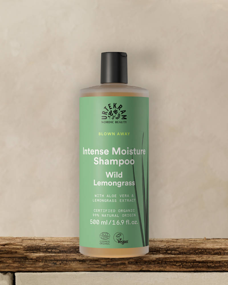 URTEKRAM Wild Lemongrass Intense Moisture Shampoo, 500 ml