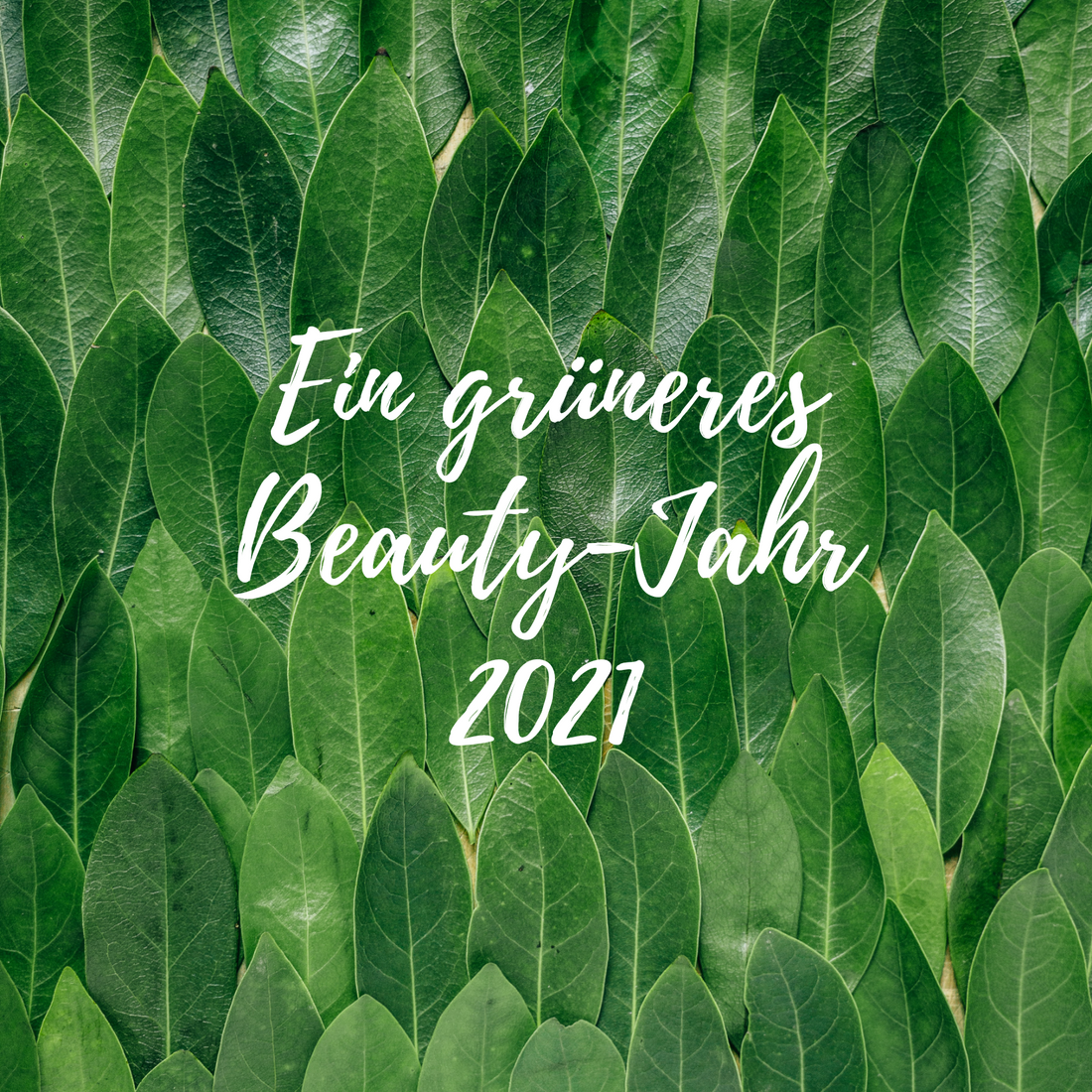 Ein grüneres Beauty-Jahr 2021