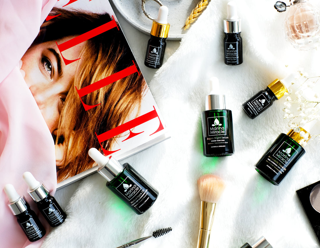 Marina Miracle Naturkosmetik. Gesichtsöl gegen Akne.