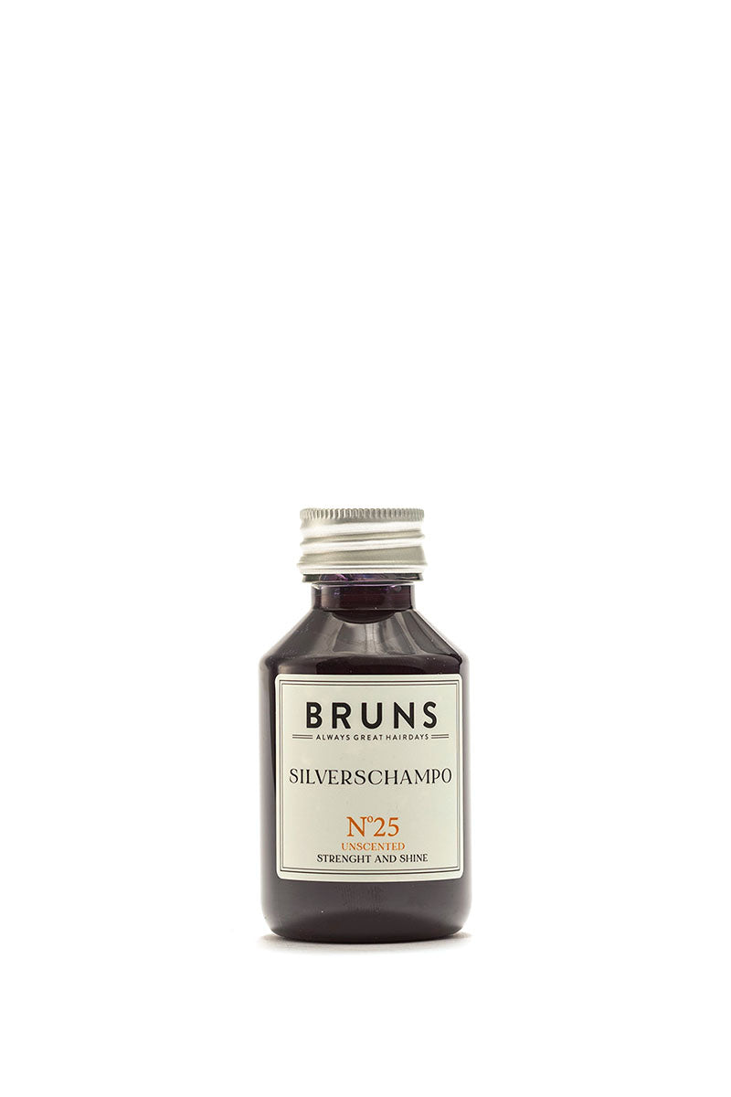 BRUNS PRODUCTS Nr 25 Silbershampoo, Strength & Shine, unparfümiert, 100 ml