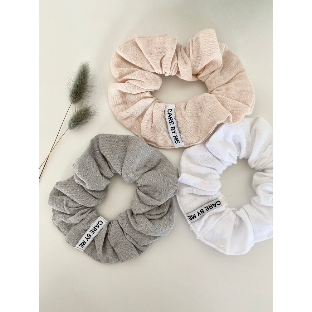 Scrunchies aus Bio-Baumwolle 