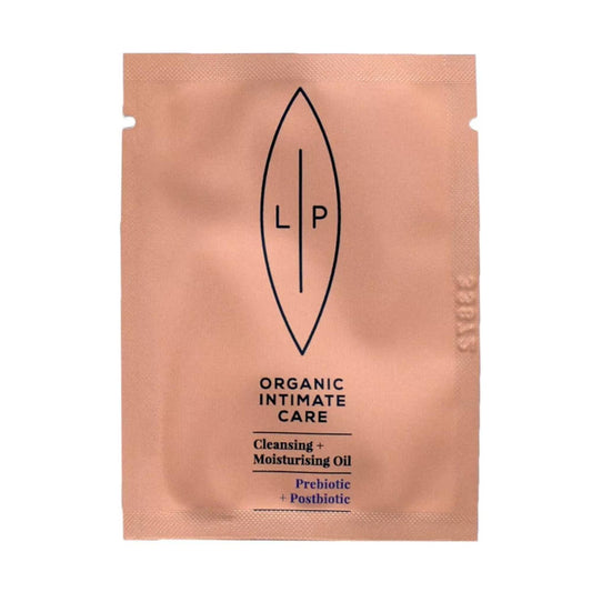 LIP INTIMATE CARE Cleansing + Moisturising Oil, Prebiotic + Postbiotic, SAMPLE