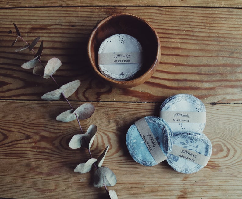 Wiederverwendbare Make Up-Pads aus Baumwolle