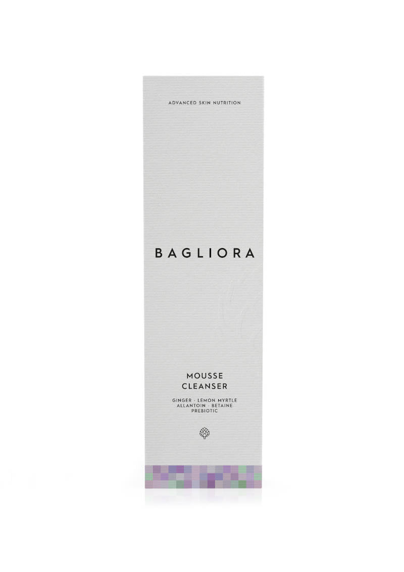 BAGLIORA Hydrating Mousse Cleanser. Box. 
