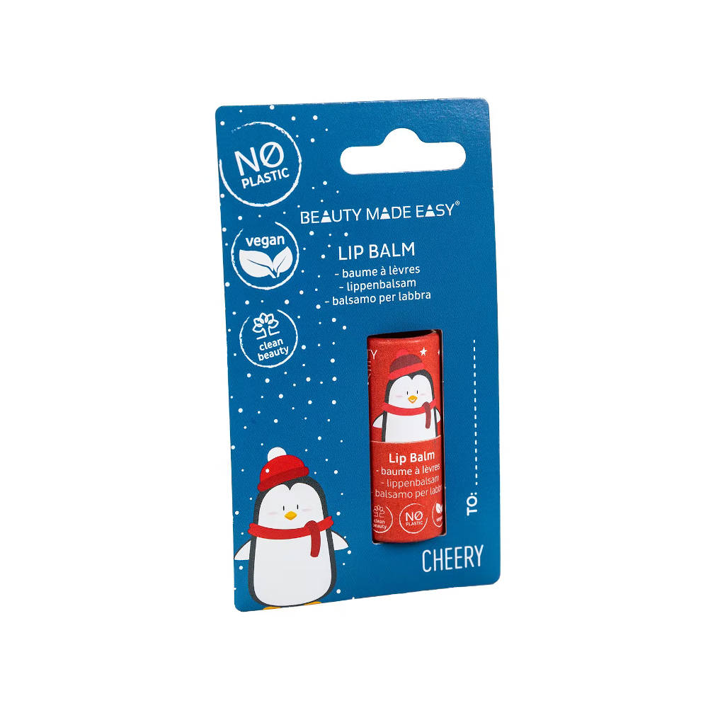 BEAUTY MADE EASY Lippenbalsam Cherry, Christmas Edition,