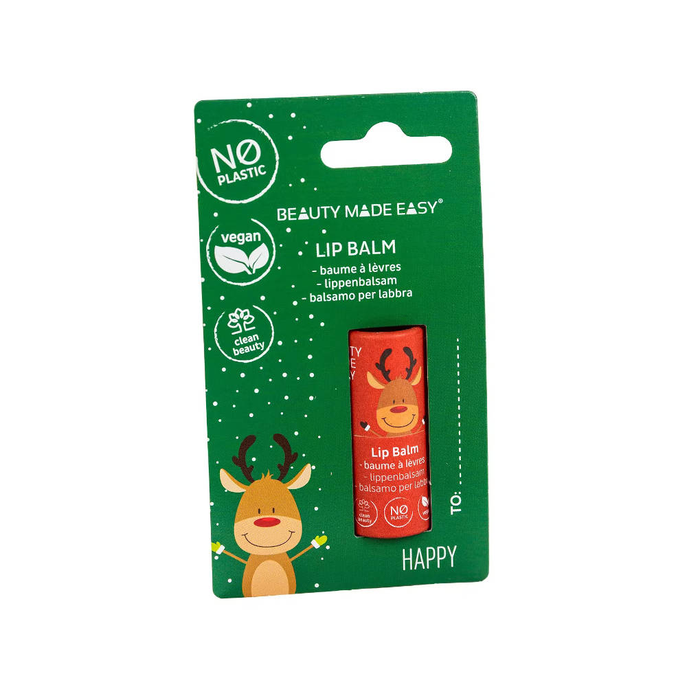 BEAUTY MADE EASY Lippenbalsam Happy, Christmas Edition