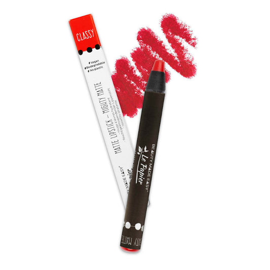 BEAUTY MADE EASY Le Papier Mighty Matte Lippenstift, Classy, swatch