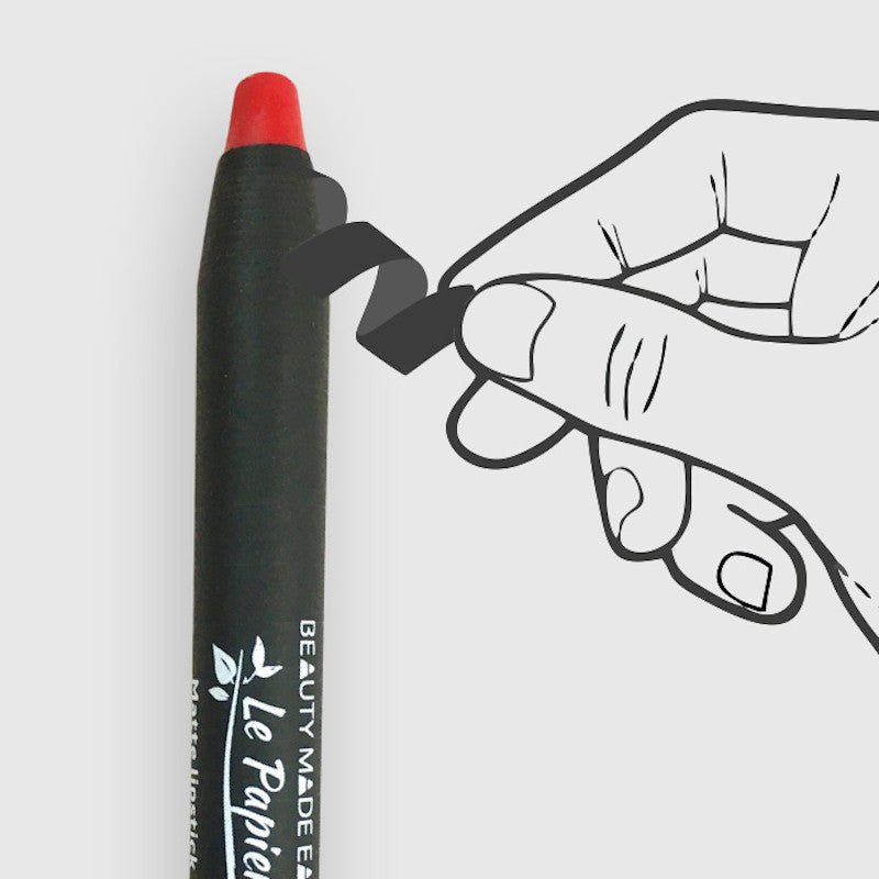 BEAUTY MADE EASY Le Papier Mighty Matte Lippenstift, Classy, how to use
