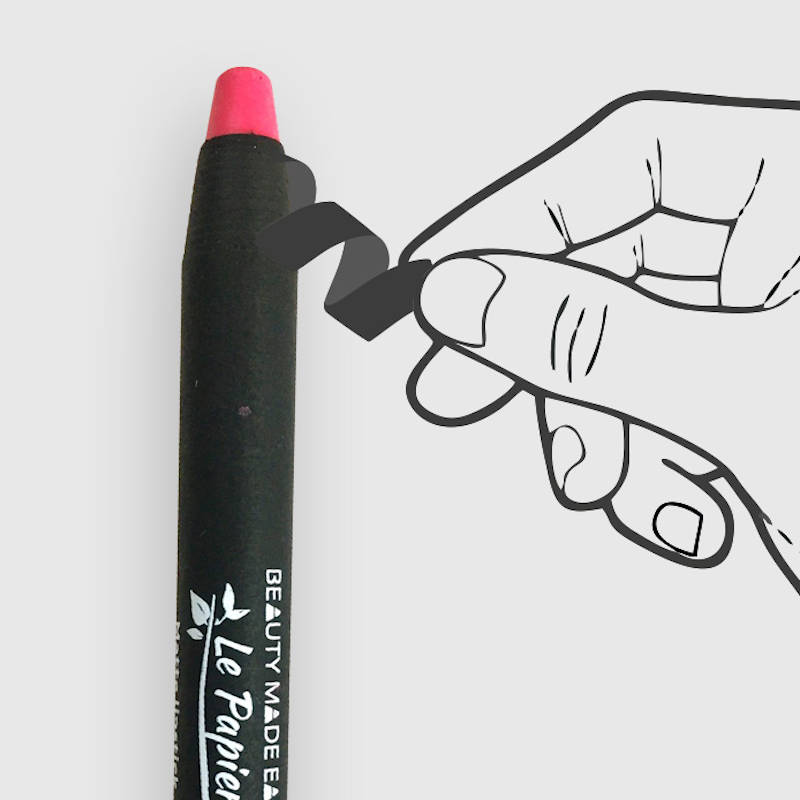 BEAUTY MADE EASY Le Papier Mighty Matte Lippenstift, Rouge