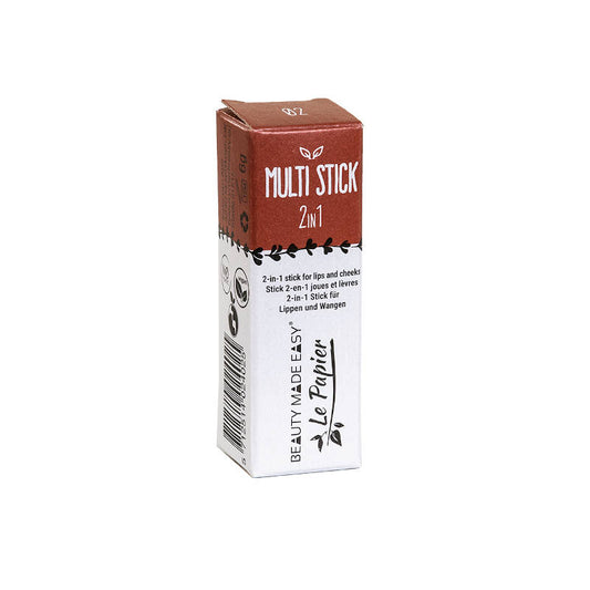 BEAUTY MADE EASY Multistick 2in1, Lippen & Wangen, nr 02 braun 