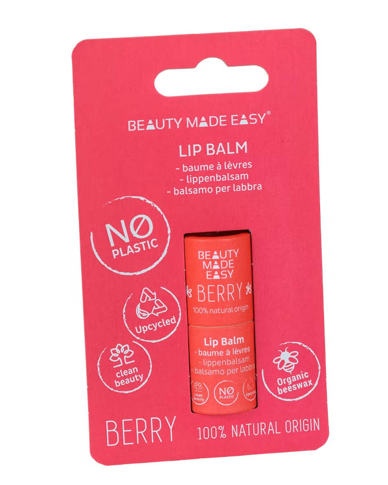 BEAUTY MADE EASY Lippenbalsam Berry, paper tube