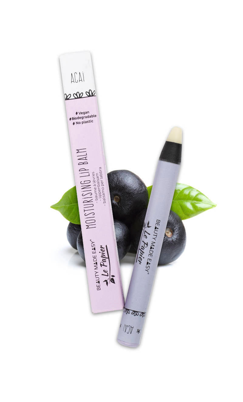 BEAUTY MADE EASY Moisturizing Lip Balm, Acai