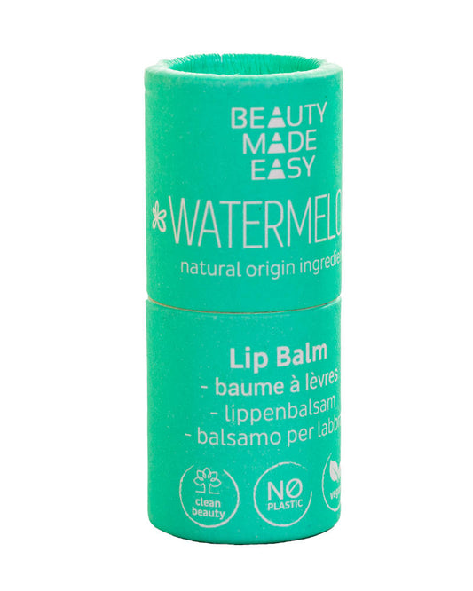 BEAUTY MADE EASY Paper Tube Lip Balm, Watermelon  
