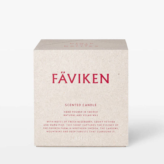 BJÖRK & BERRIES Fäviken Scented Candle / Duftkerze, box | limited edition