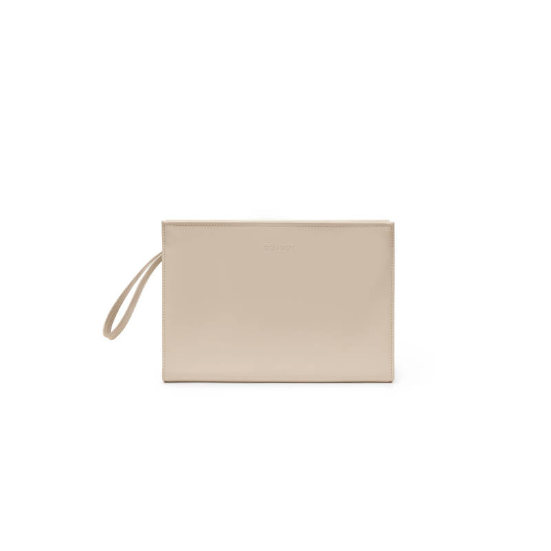 BON VOY Everyday Pouch / Kulturtasche, beige + pink