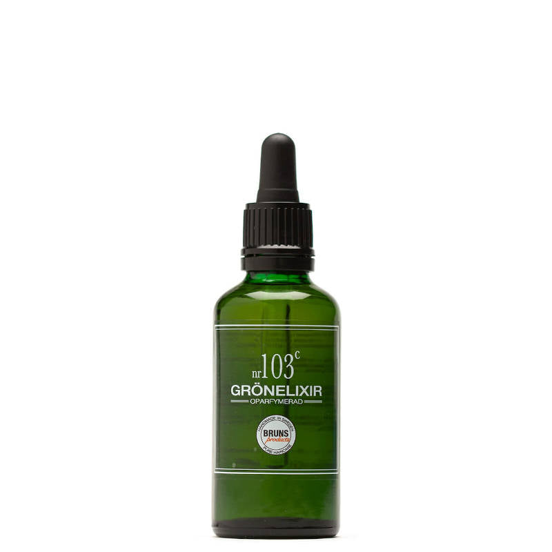 BRUNS PRODUCTS Nr 103c Grönelixir / grünes Elixier, Serum für ölige Haut, unparfümiert