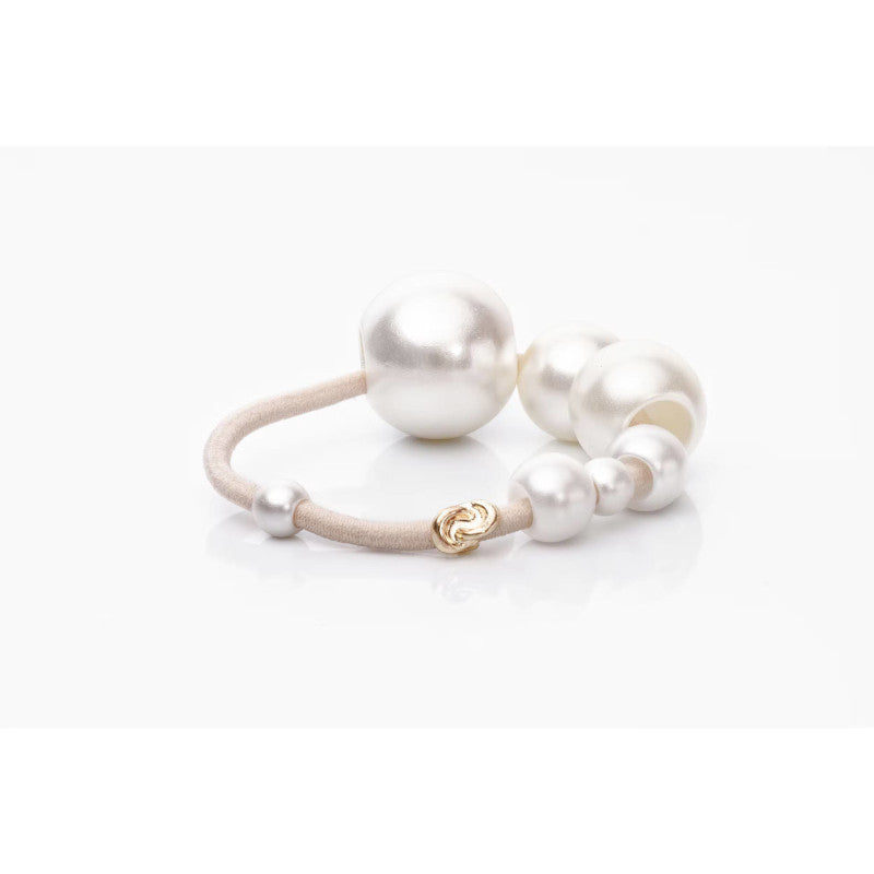CORINNE Haargummi, Big Pearls, Vintage 