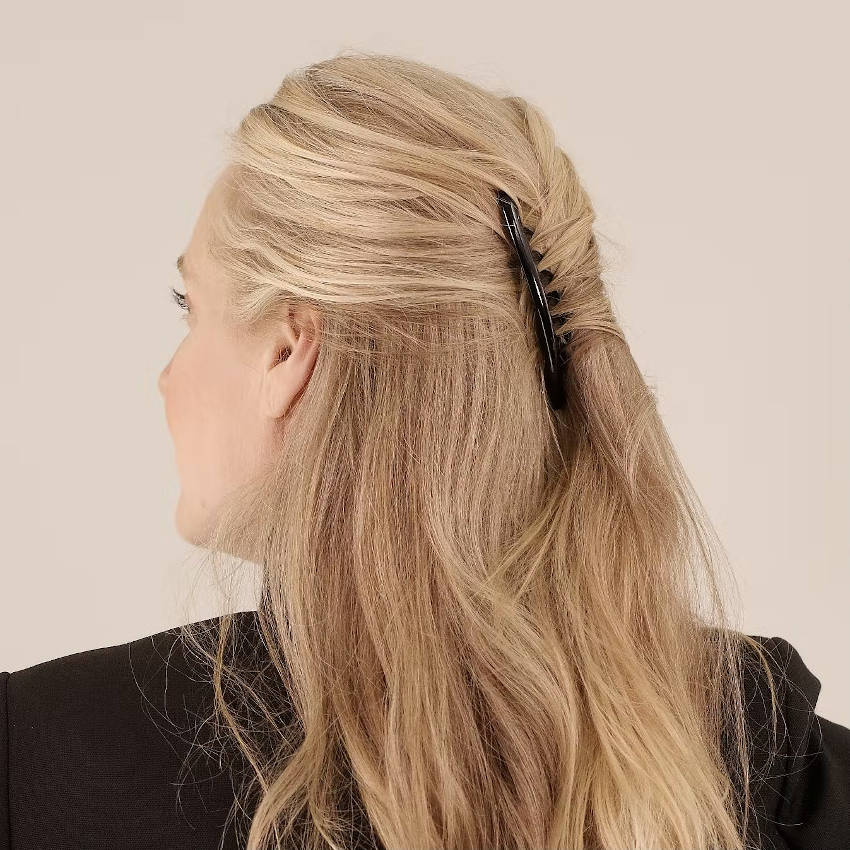 CORINNE Haarkamm, Big Plain, schwarz