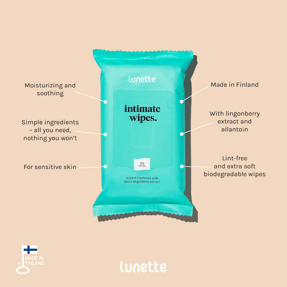 LUNETTE Intimate Wipes / Intimreinigungstücher, benefits