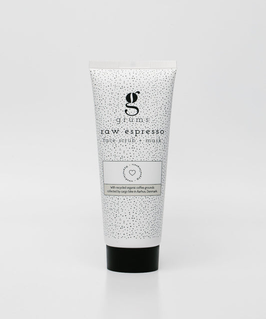 GRUMS Raw Espresso Face Scrub + Mask / Gesichtspeeling + Maske