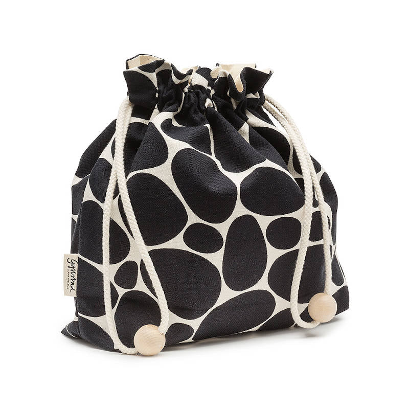 Gyllstad Studio. Bedrückte Kosmetiktasche aus Bio-Baumwolle. 
